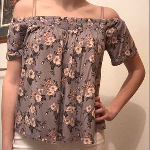 Off the shoulder tshirt